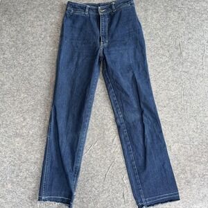 Vtg. Jordache‎ Women's Jeans 32x30 (28x30) Straight Leg Distressed Raw Hem 90s